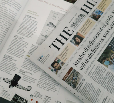 An editorial-style layout showing a highlighted explainer article with charts and icons.