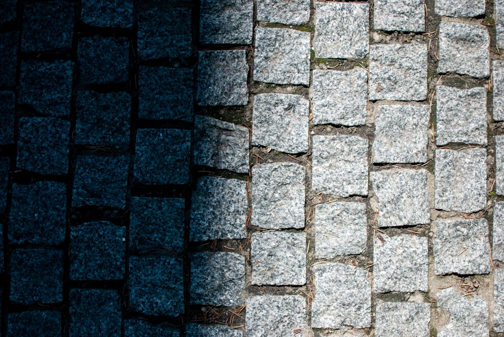 gray and brown brick wall