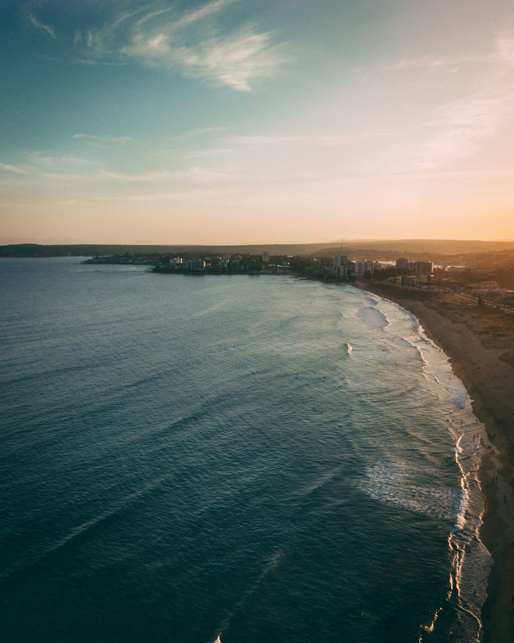 aerial view of ocean during daytime