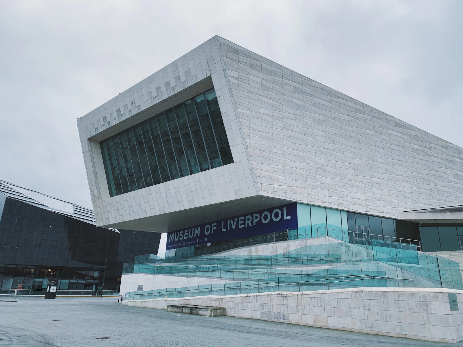 Historic waterfront building in Liverpool