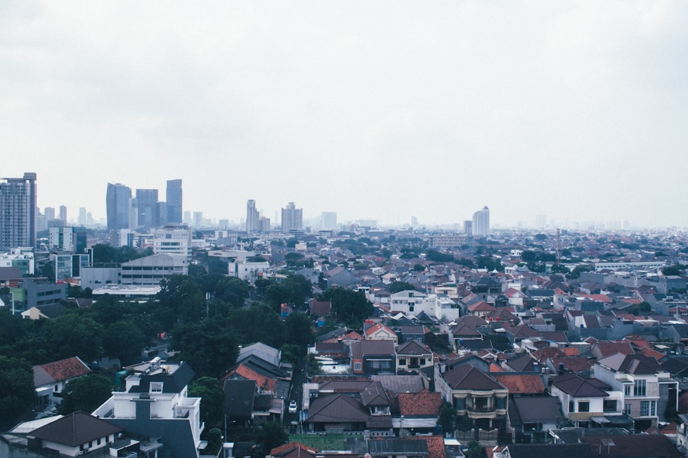 aerial view of city buildings during daytime