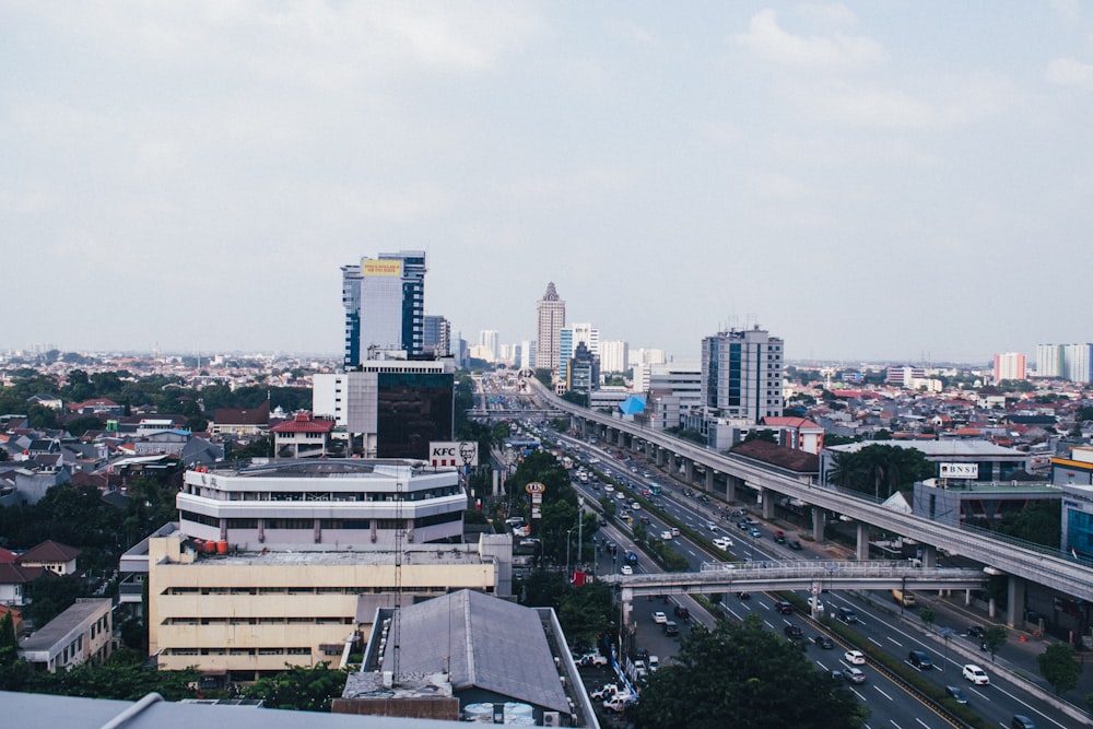 high rise buildings during daytime