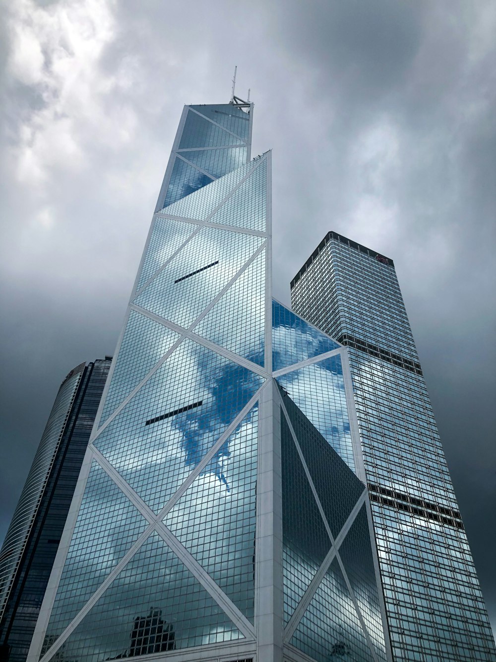 low angle photography of high rise building