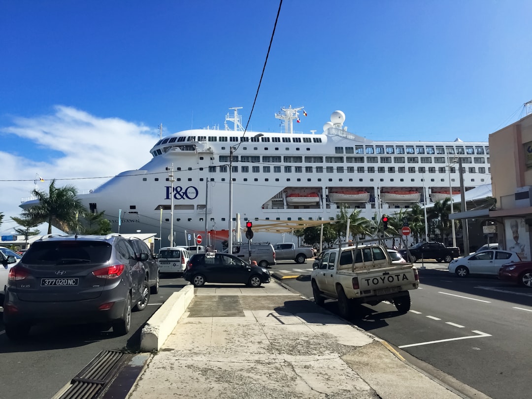 white and blue cruise ship on dock during daytime