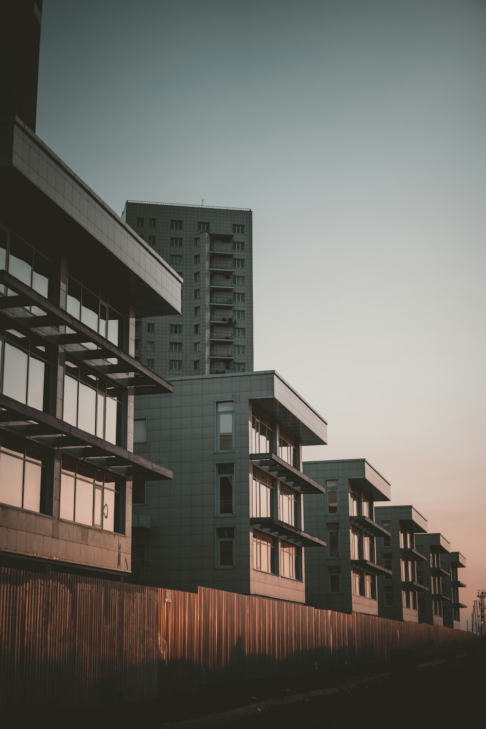 gray concrete building under gray sky