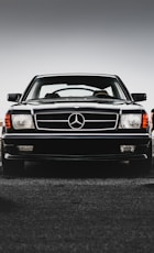 black mercedes benz c class coupe