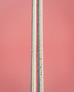 red and white striped textile