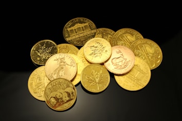 Gold coins that symbolize gold ira benefits for your retirement savings and potential security