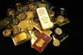 gold and silver round coins