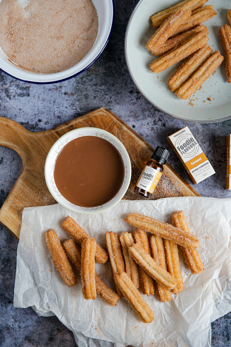 Media docena de churros rellenos