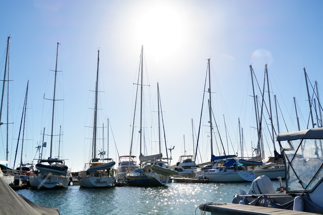 white and blue sail boats on sea during daytime