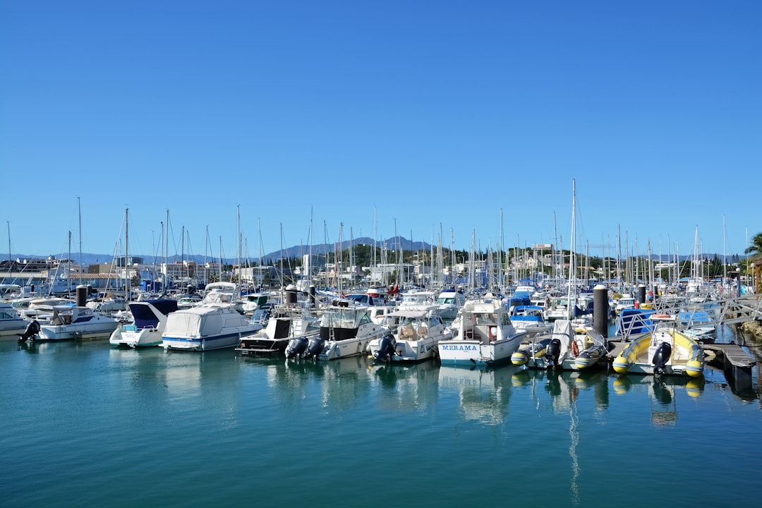 white and blue boats on sea during daytime