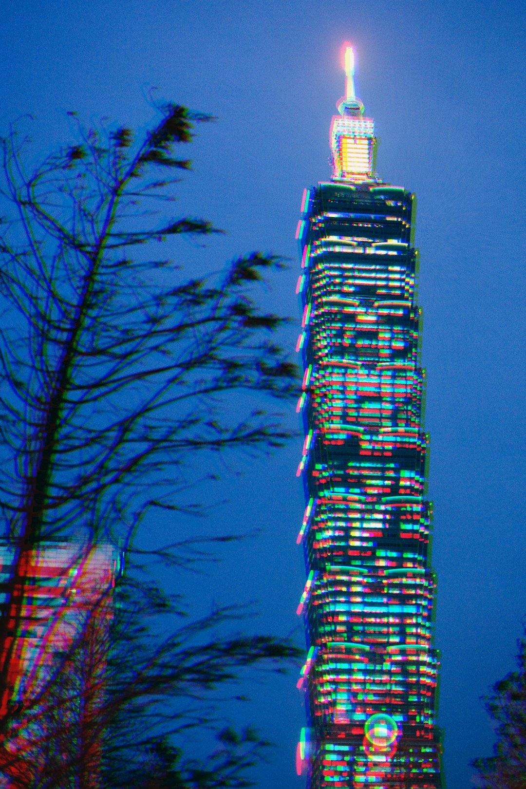 high rise building during night time