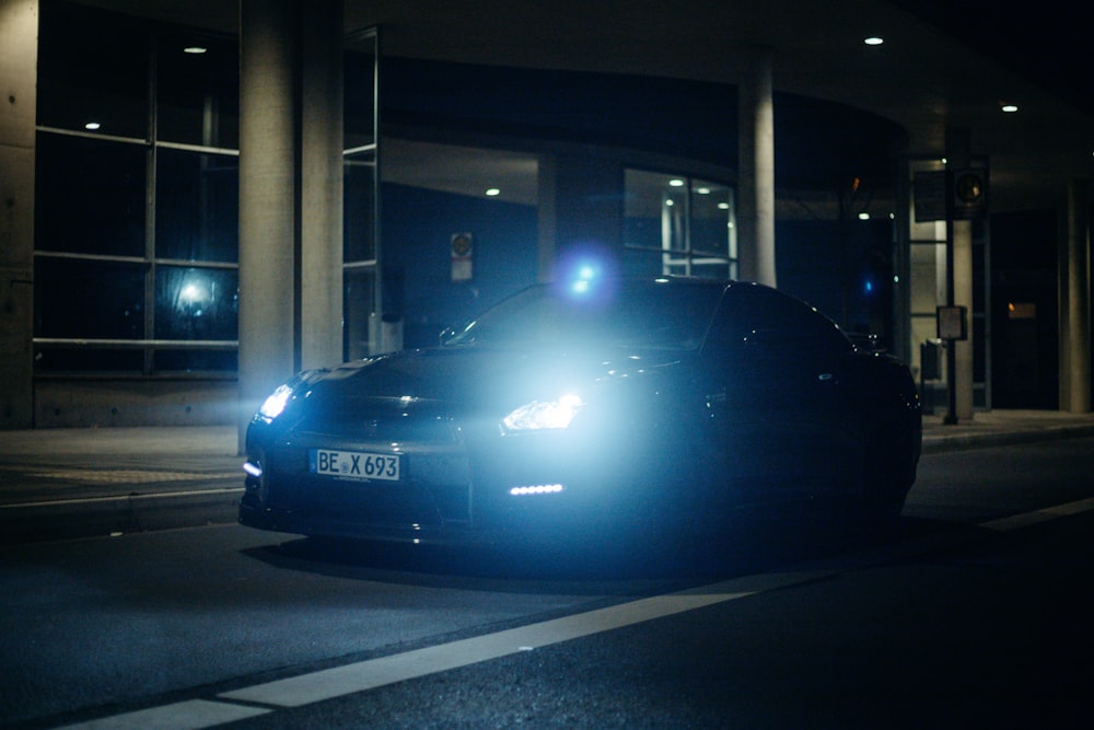 blue bmw m 3 parked on parking lot