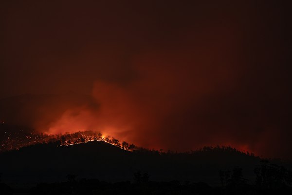Wildfire risk near commercial property