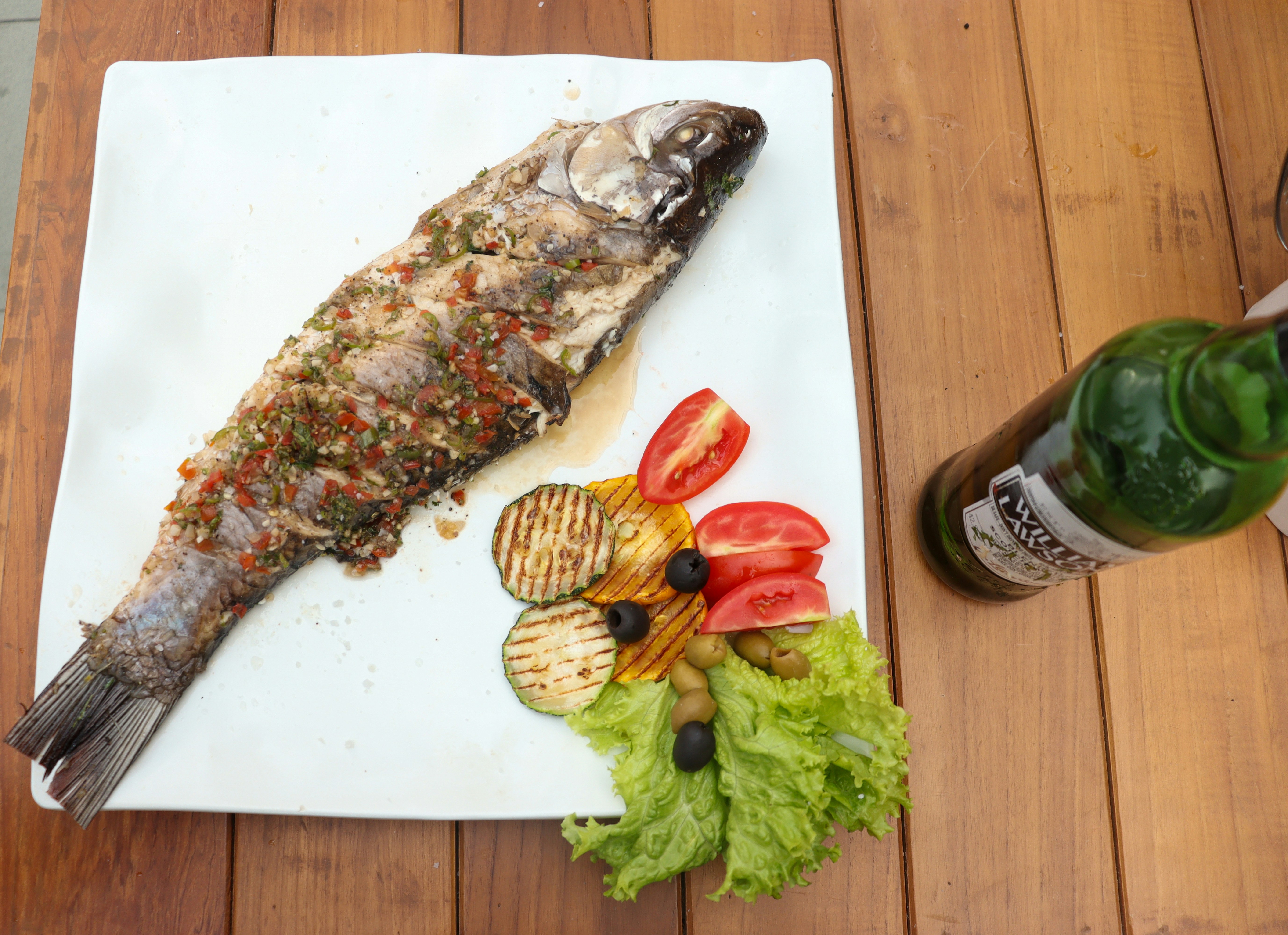 Grilled Sea Bass Turkish Levrek