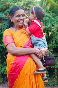 Parent and child playing together