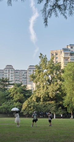 A peaceful afternoon in Palermo's Bosques de Palermo park with locals enjoying the greenery.