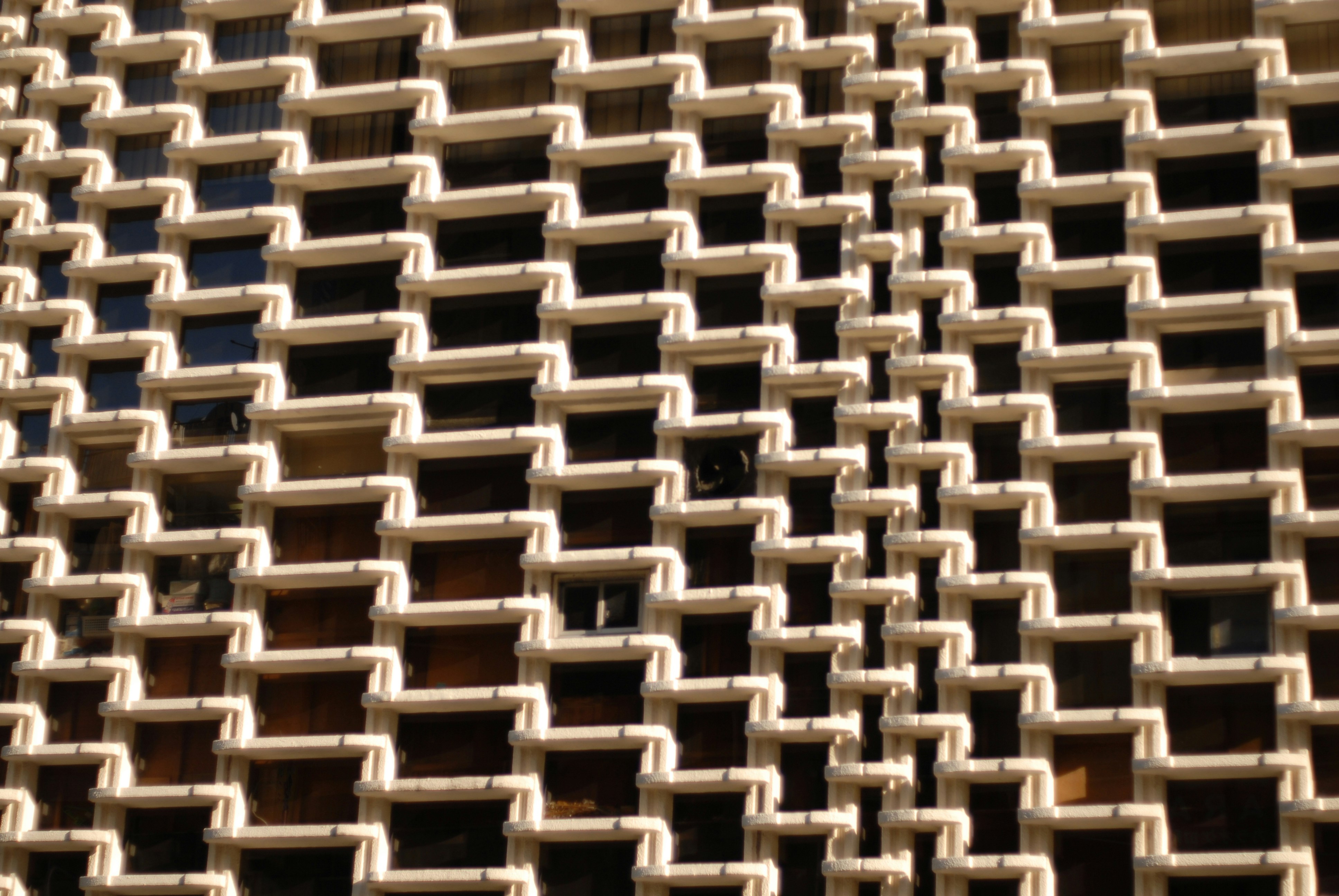 black and white square pattern