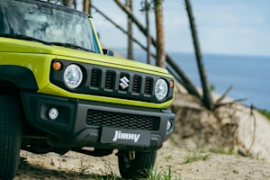 black and yellow jeep wrangler