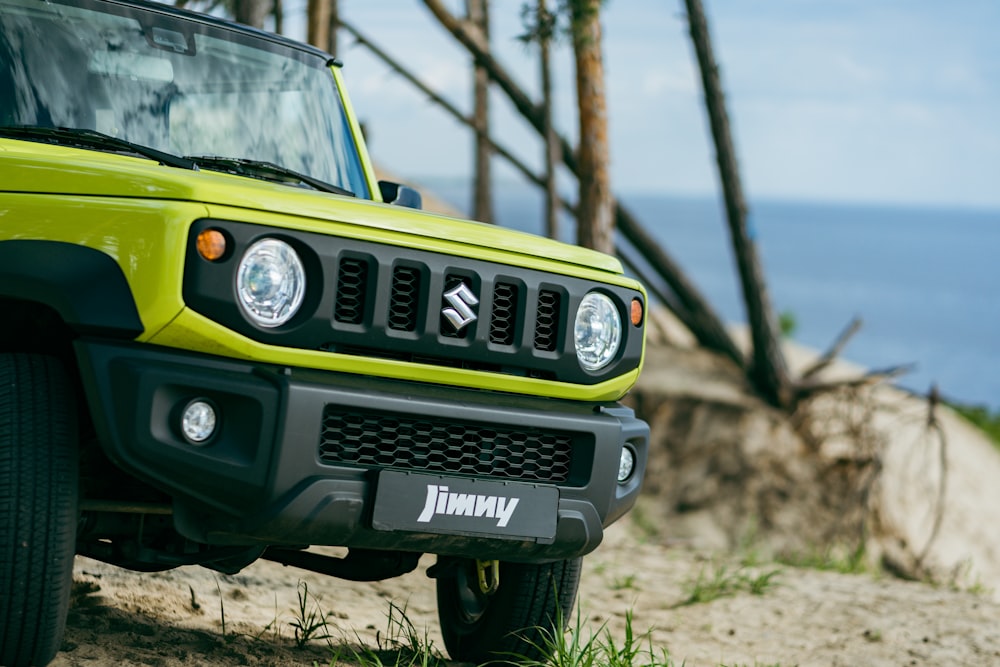 black and yellow jeep wrangler