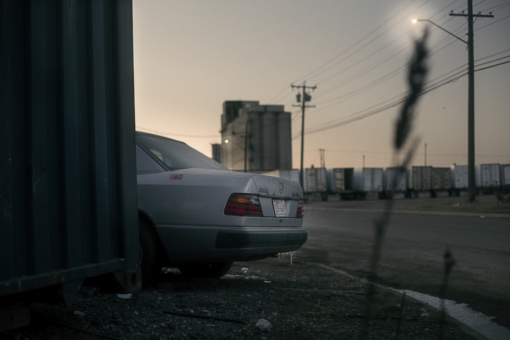 white car on road during daytime