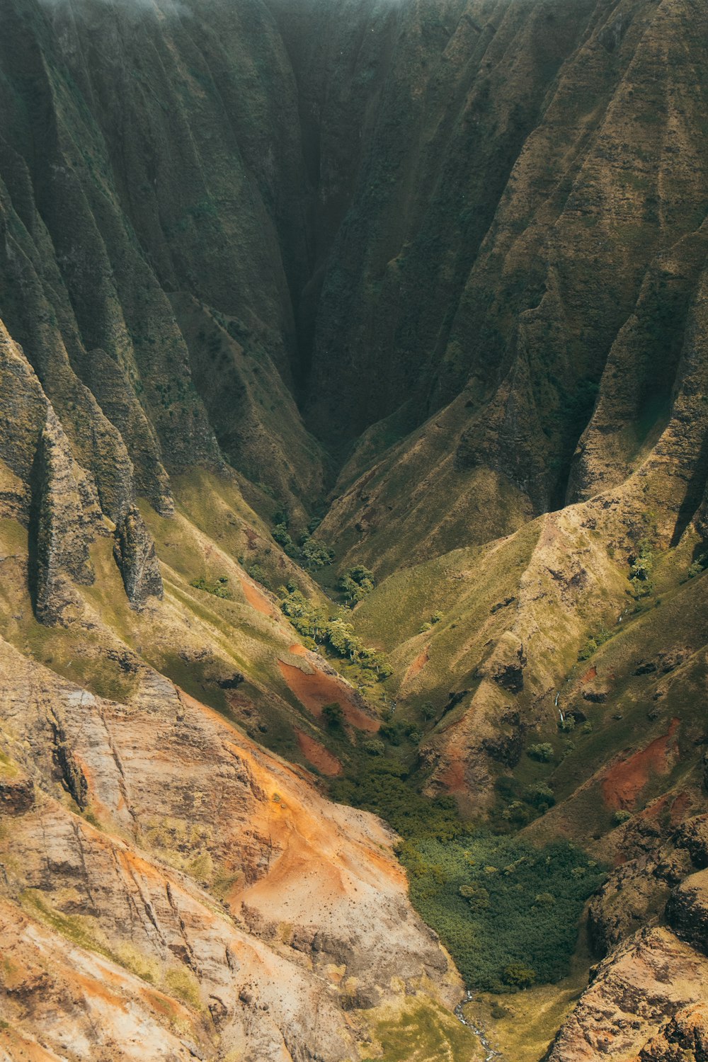 brown and green mountains during daytime