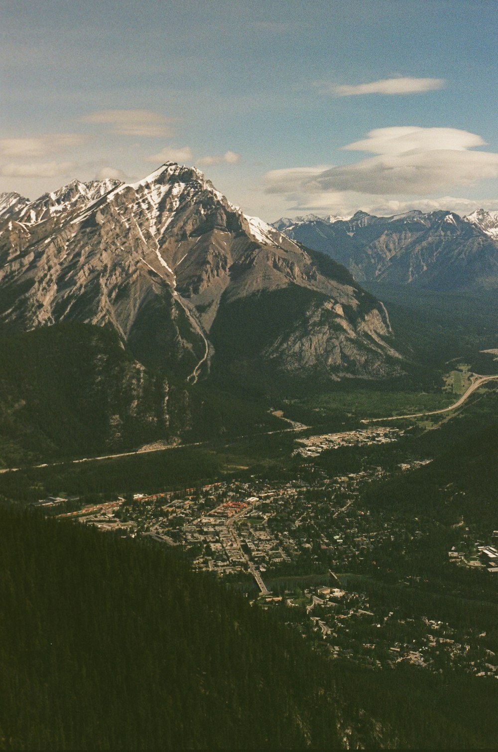 snow covered mountain during daytime