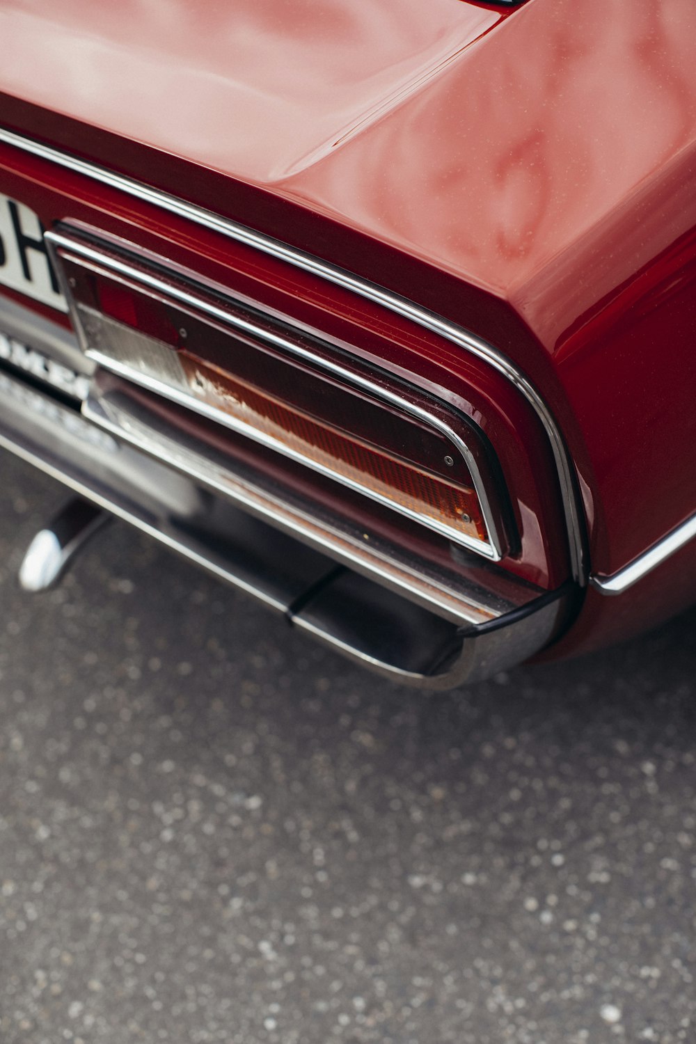 red and black car door