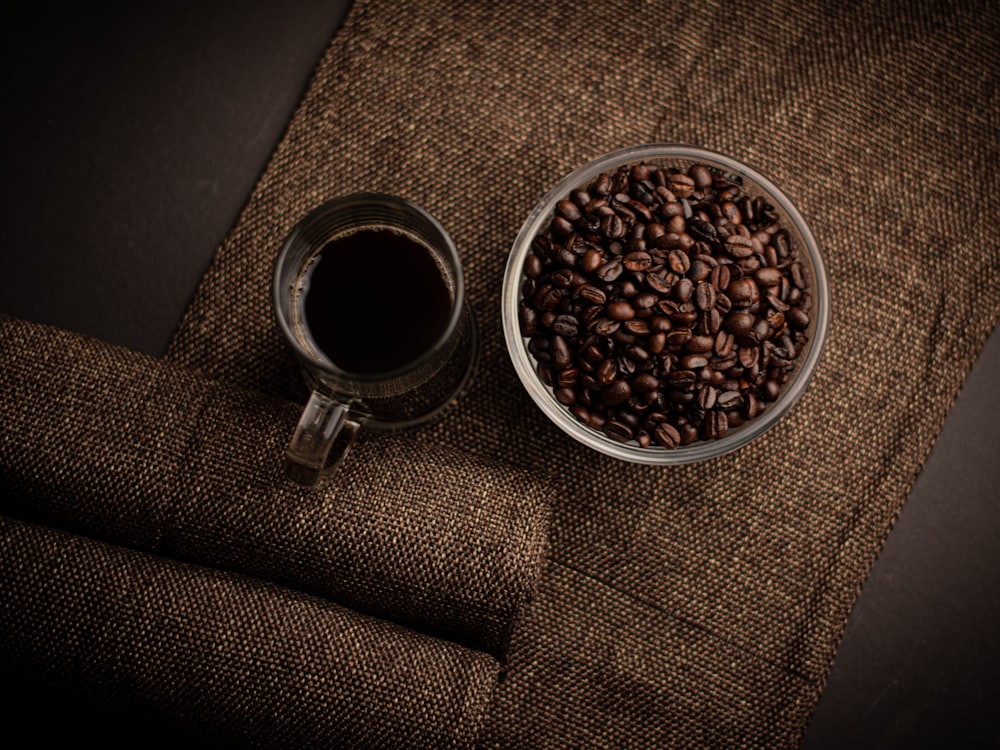 black coffee in white ceramic mug