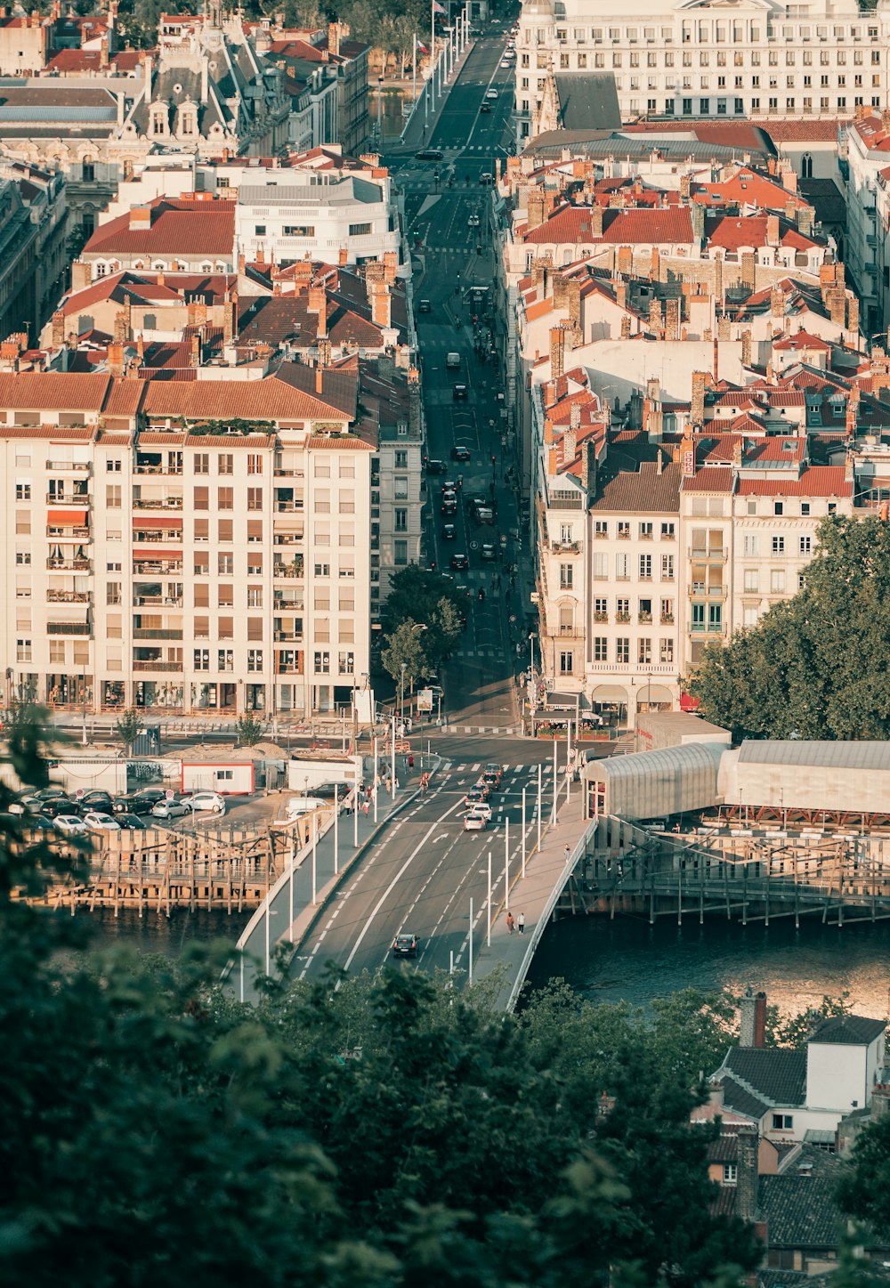 aerial view of city buildings during daytime