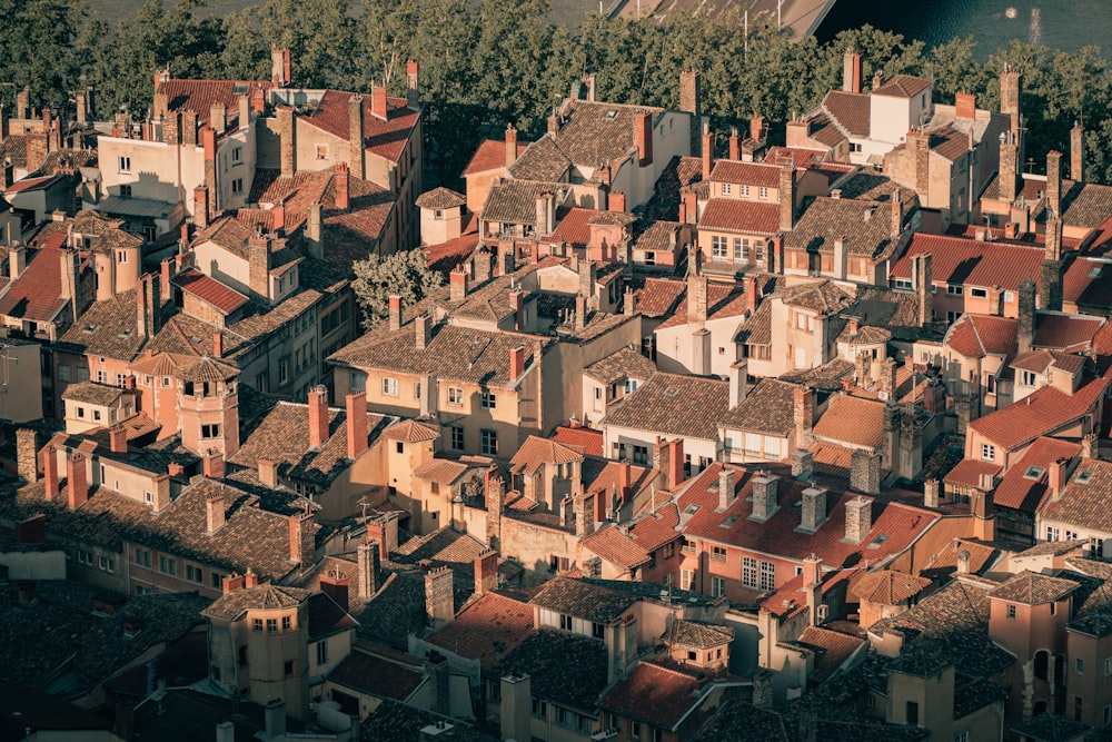 brown concrete houses during daytime