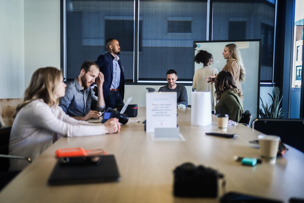 people sitting at the table