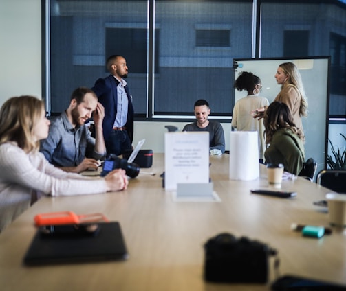 people sitting at the table