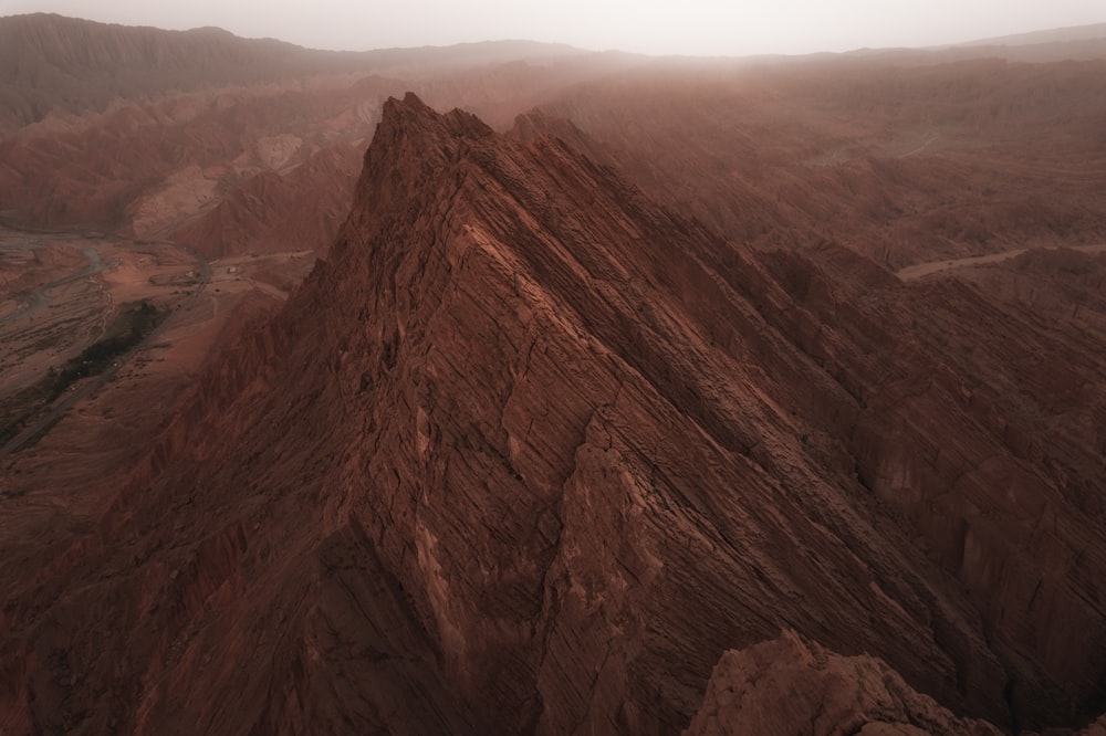 brown rocky mountain during daytime