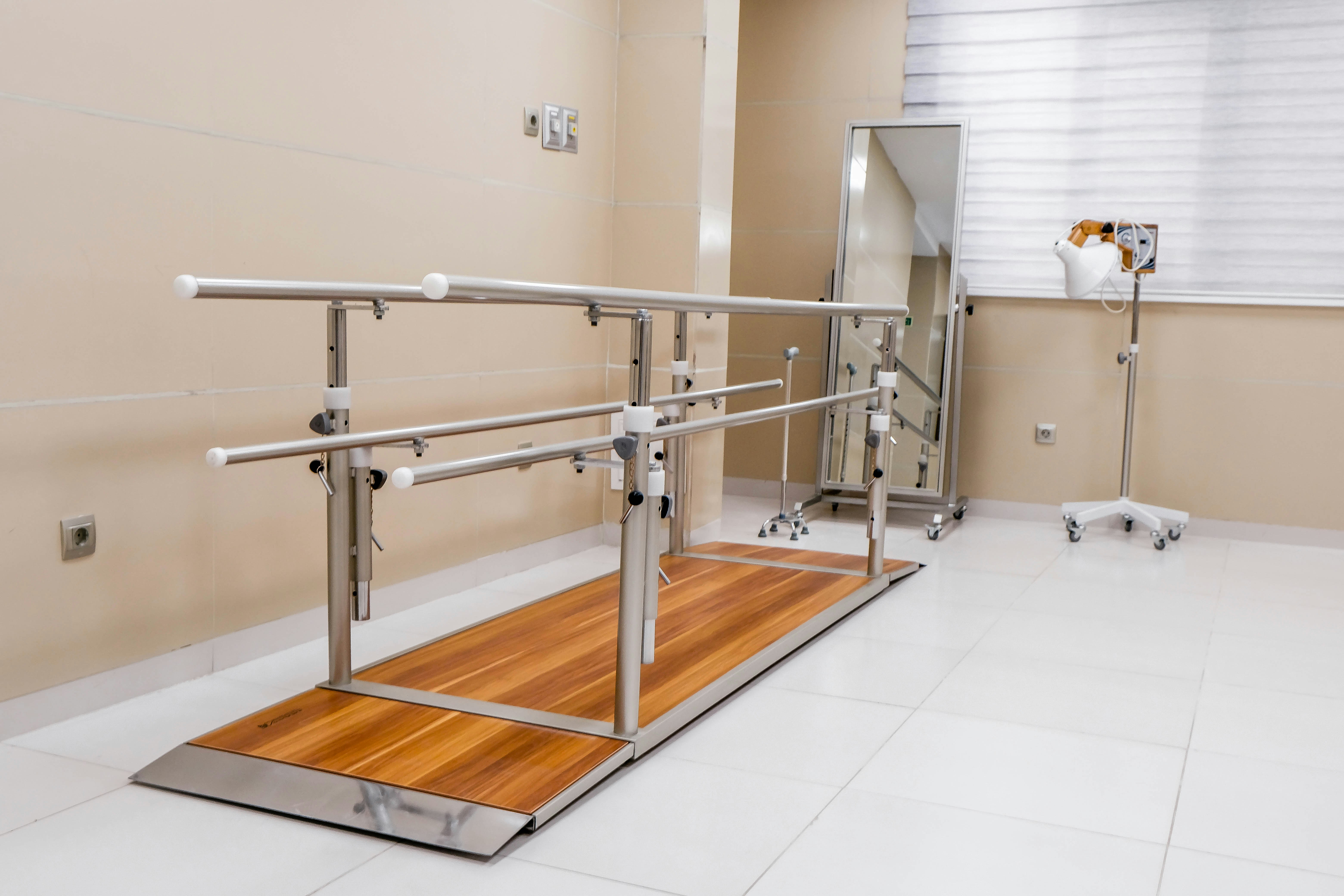 brown and gray a frame ladder