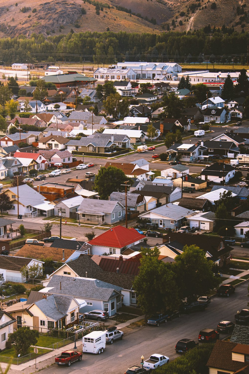 aerial view of city buildings during daytime