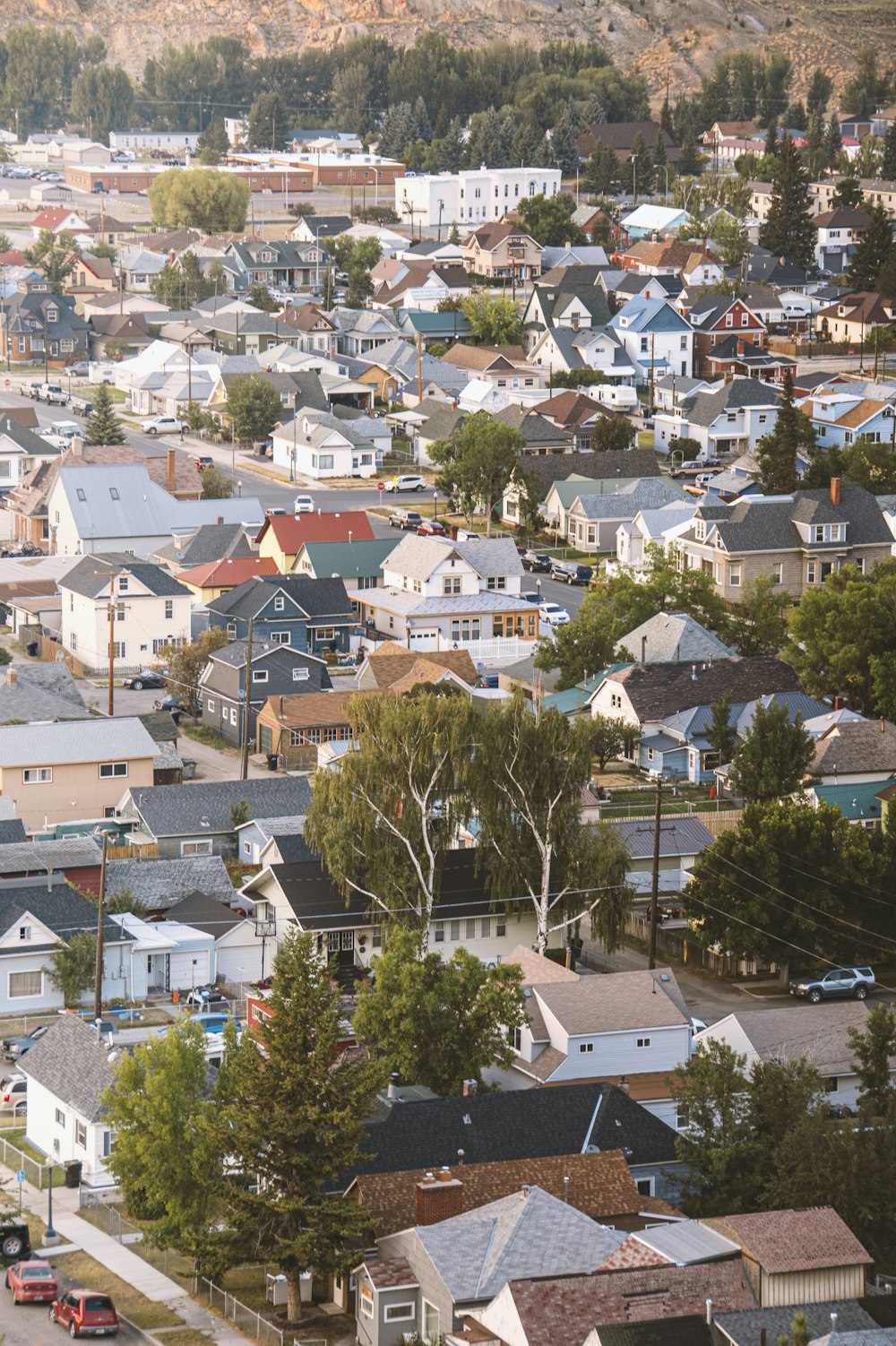 aerial view of city during daytime