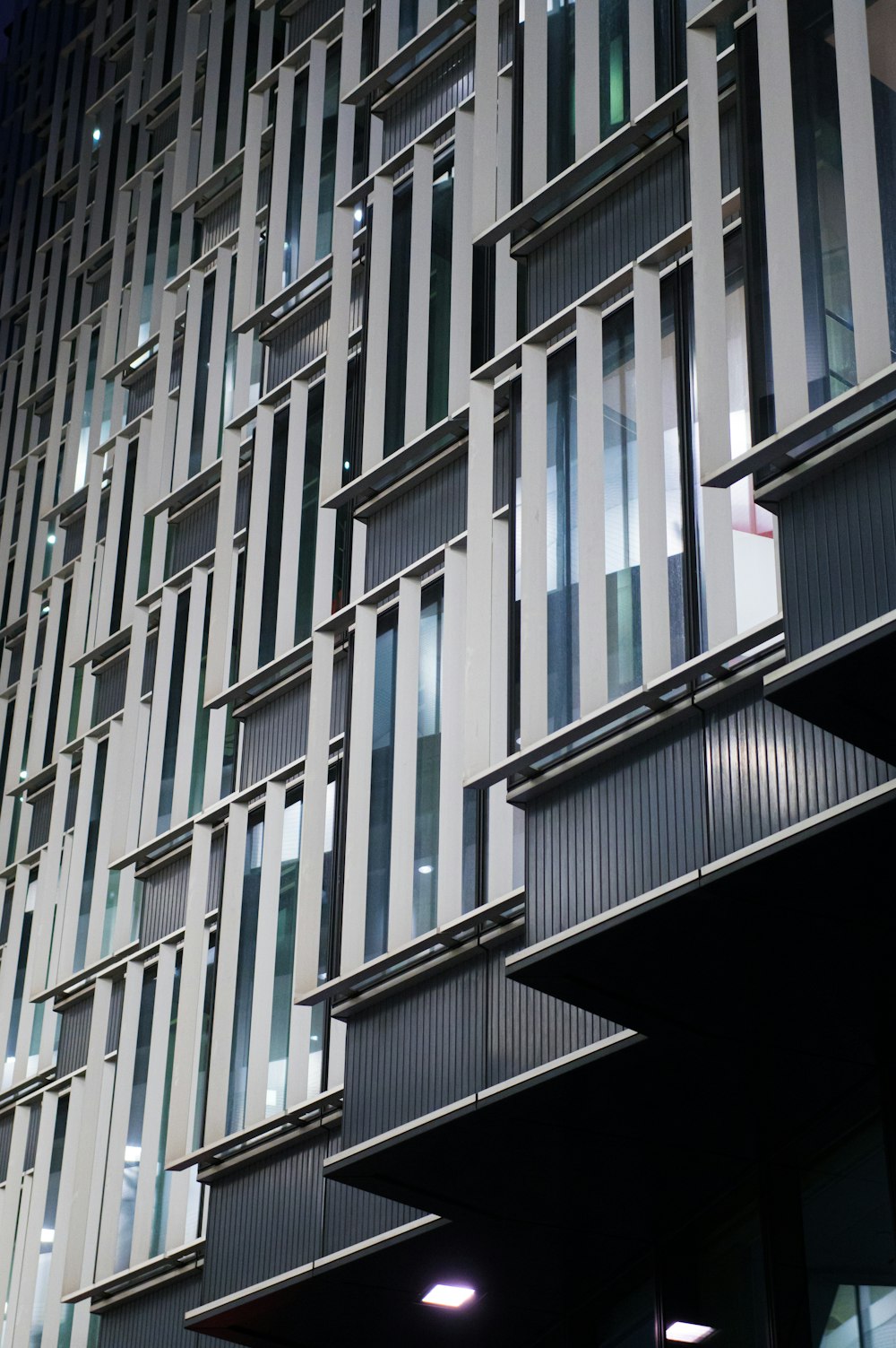 white and black concrete building