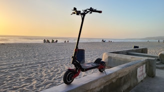 black and red motorcycle on gray concrete dock during daytime