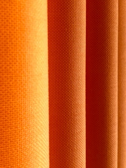 brown and beige striped textile