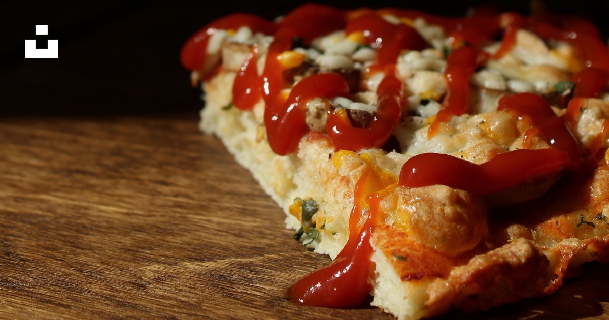 White and brown pastry on brown wooden table photo – Free Pizza Image ...