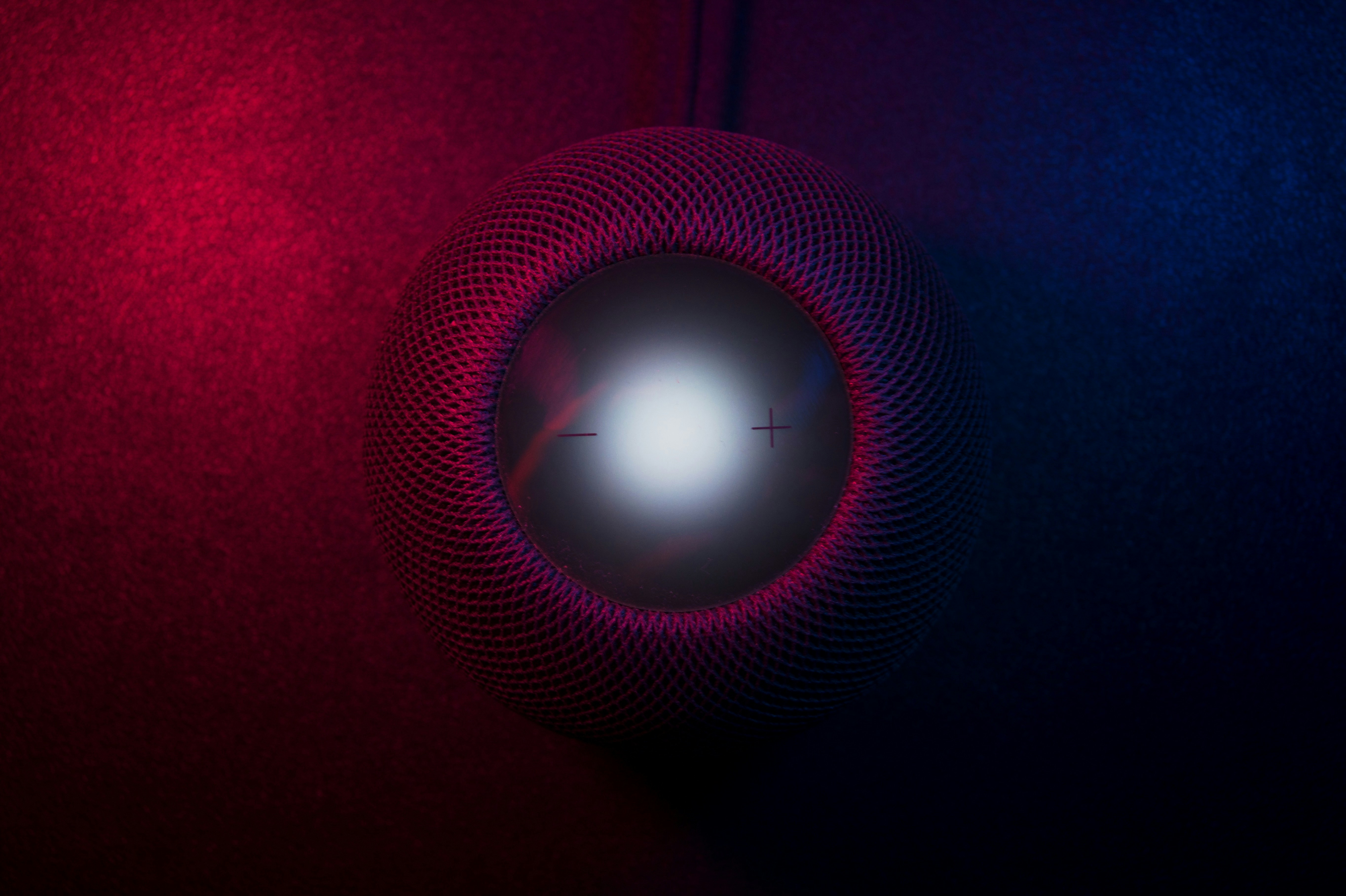 black and blue portable speaker