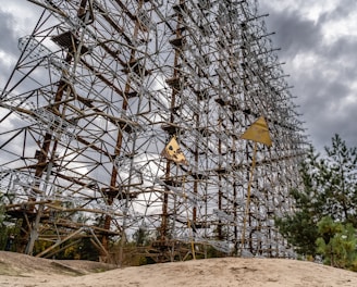 yellow and brown wooden wind mill