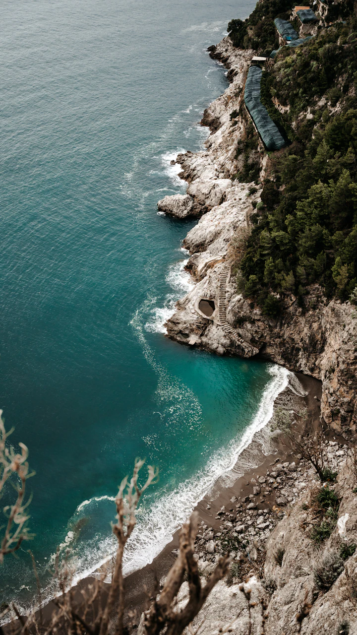 Amalfi Coast where mountain meets sea
