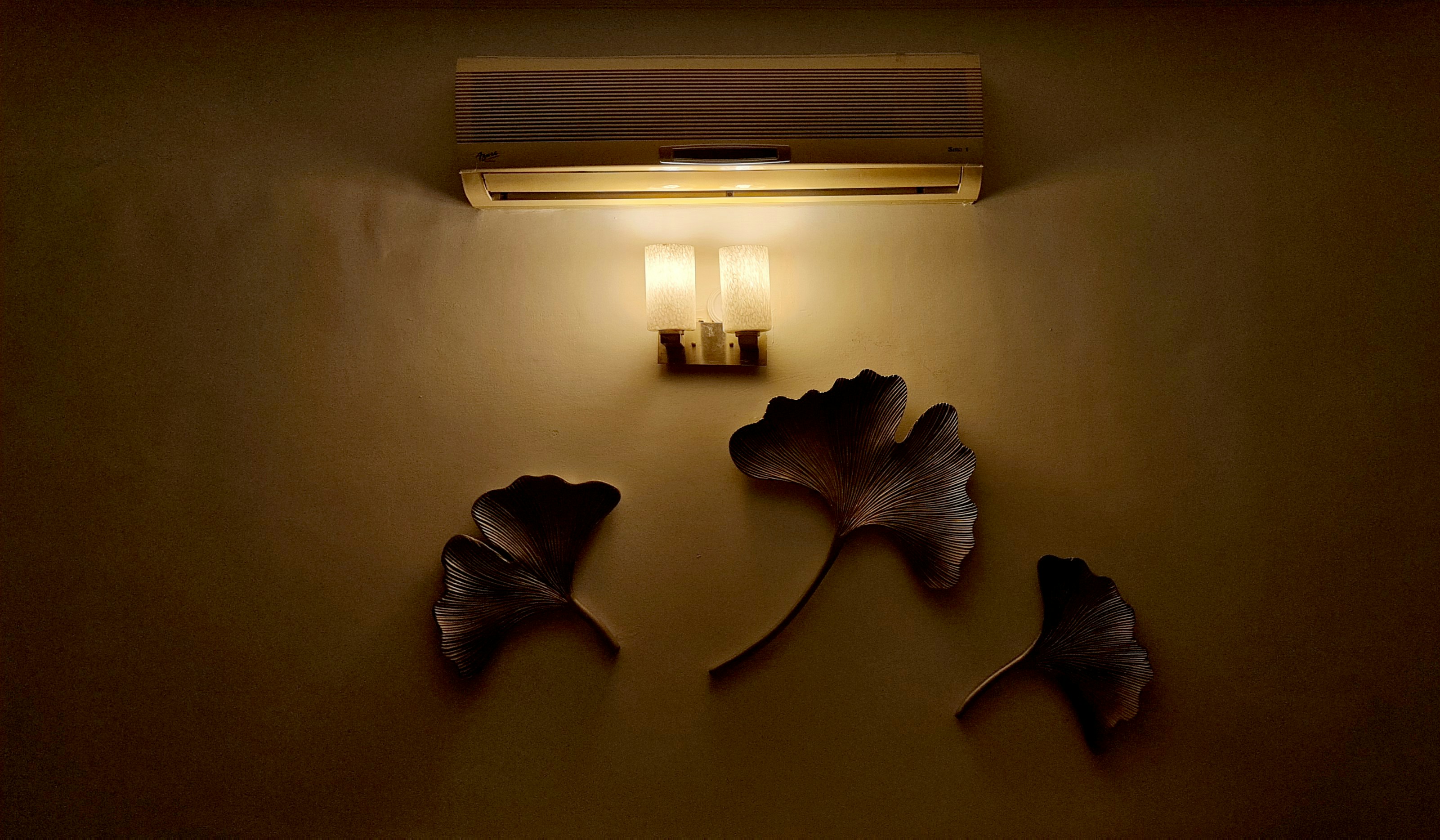 black and white wall sconce