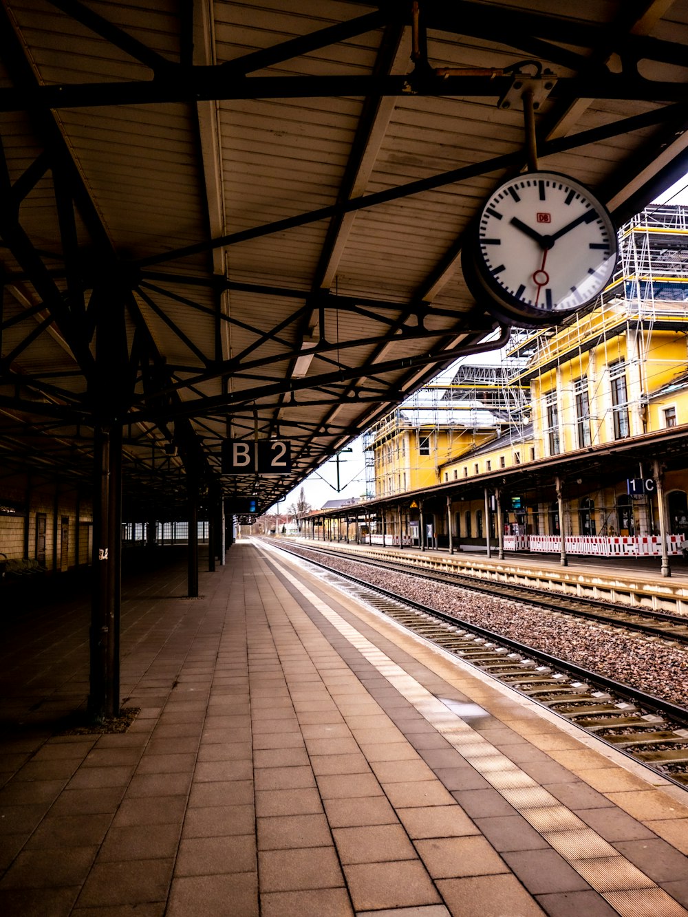 people walking on train station