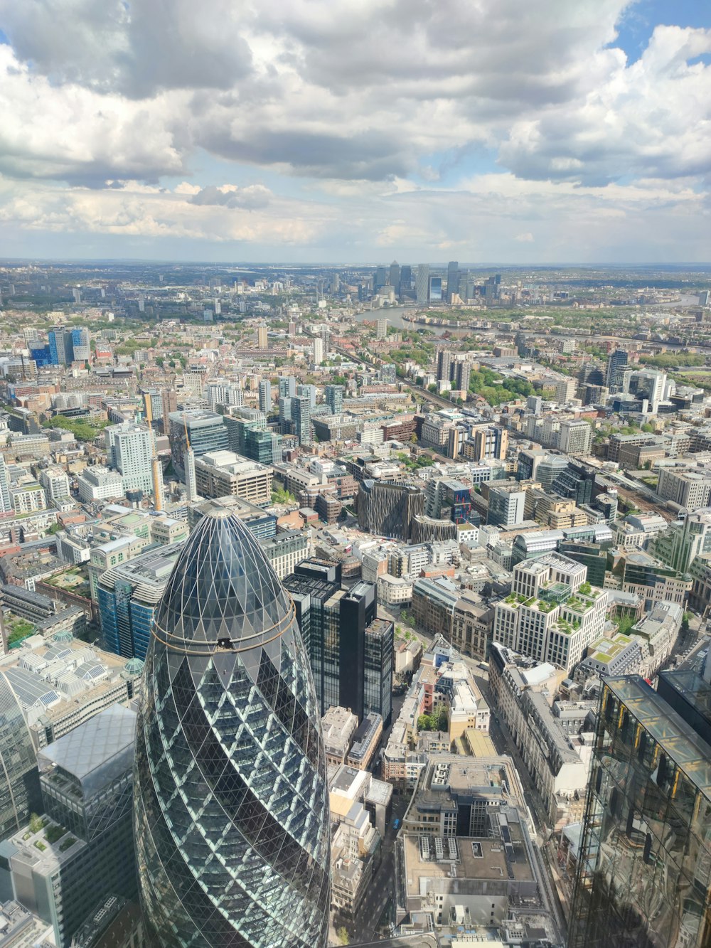 aerial view of city buildings during daytime