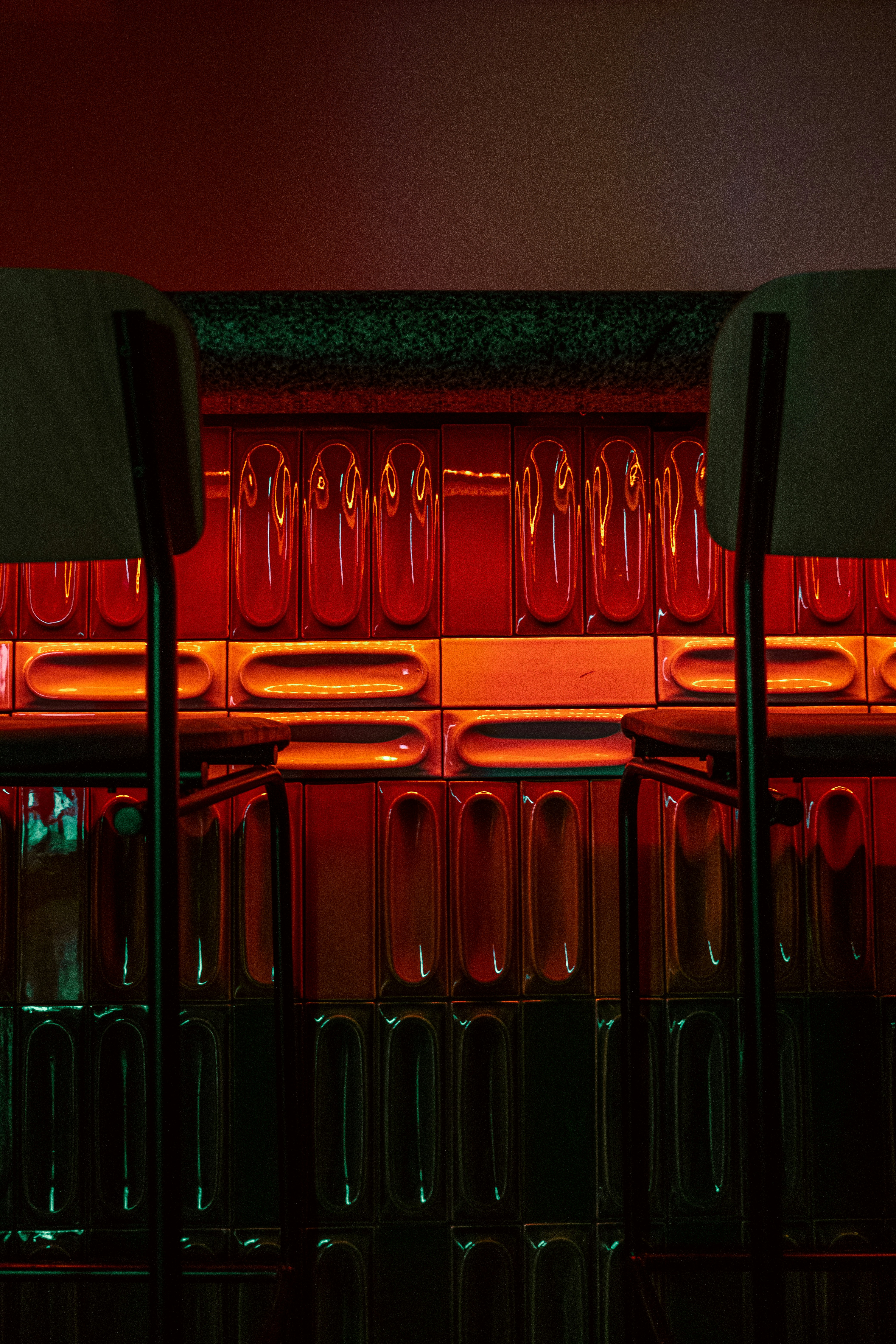 Modern bar in a TV show