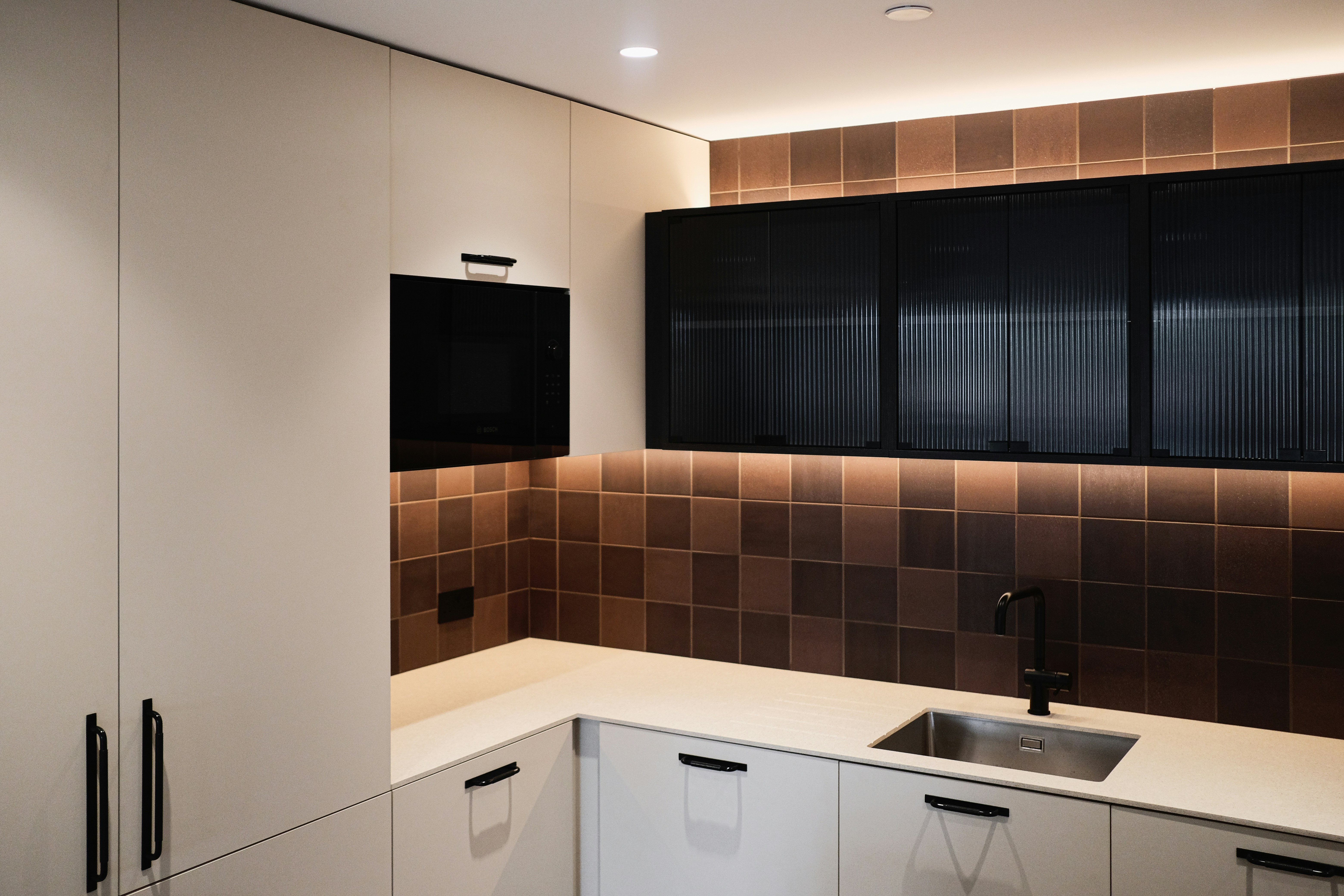 Кухонный фартук из плитки